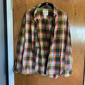 Yellow, orange flannel
